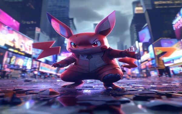 Times Square Mewtwo Pokémon GO Battle